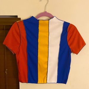 Multicolor layer summer top